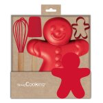 Coffret d'ustensiles ptisserie nol pour enfants - pain d'pices