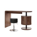 Coiffeuse avec tabouret, ch�ne rustique 120 x 76cm