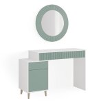 Coiffeuse , vert 120 x 77. 2cm