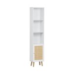 Colonne de rangement, 3 étagères + 1 porte Colonne de rangement, 3 étagères + 1 porte