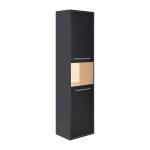 Colonne de salle de bain noir  suspendre 165cm