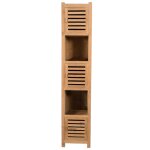 Colonne salle de bain en teck 3 portes h200cm