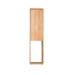 Colonne suspendue de salle de bain en teck h100cm