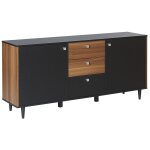 Commode 2 portes noir