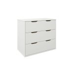 Commode 3 tiroirs blanc