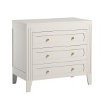 Commode 3 tiroirs blanc