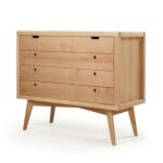 Commode 4 tiroirs bois massif
