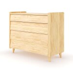 Commode 4 tiroirs bois massif