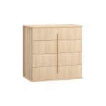 Commode 4 tiroirs ch�ne clair