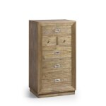 Commode en bois marron h 110 cm