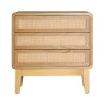 Commode en bois de sapin brun clair en 78x40x79 cm
