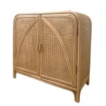 Commode double porte cannage naturel 80 x 85 cm Commode double porte cannage naturel 80 x 85 cm