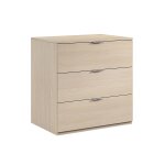 Commode effet bois beige 85x38 cm