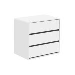 Commode effet bois blanc 60x44 cm