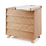 Commode  langer 4 tiroirs bois massif