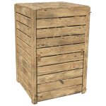 Composteur en bois trait marron 350l
