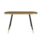 Console art déco en bois de frêne avec finition noyer Console art déco en bois de frêne avec finition noyer