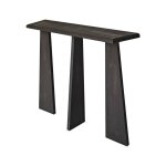 Console en bois anthracite 100x28 cm