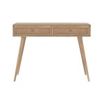Console en bois de manguier 2 tiroirs