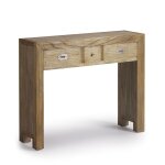 Console en bois marron l 100 cm