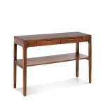 Console en bois marron l 120 cm