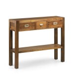 Console en bois marron l 95cm Console en bois marron l 95cm