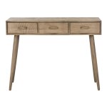 Consoles en bois de pin beige Consoles en bois de pin beige
