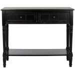 Consoles en bois de pin noir