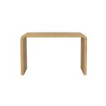 Console en bois plaqué chêne clair Console en bois plaqué chêne clair