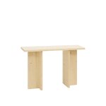 Console en bois de sapin beige 120x80cm