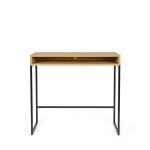 Console bureau en bois et métal l100cm - bois clair Console bureau en bois et métal l100cm - bois clair