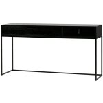 Console design en bois noir Console design en bois noir