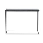 Console en marbre et m�tal noir