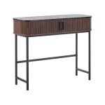 Console marron fonc