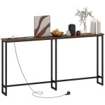 Console meuble style industriel métal marron Console meuble style industriel métal marron
