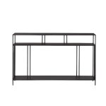 Console noire l110 cm