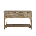 Console de rangement en bois de pin