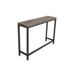 Console rectangulaire moderne 110cm ritz naturel 110x30x80cm