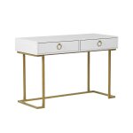 Console table de bureau blanc