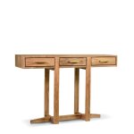 Console en teck recycl beige l 130 cm