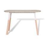 Console terrazzo et frne massif 140 cm