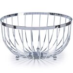 Corbeille  fruits en inox 25x25x14cm