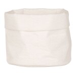 Corbeille  pain beige et argente