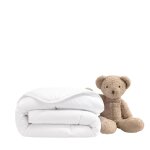 Couette antiacariens 300g percale de coton blanc 80x120 cm Couette antiacariens 300g percale de coton blanc 80x120 cm