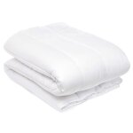 Couette hypoallergnique tempre 300g microfibre blanc 240x220 cm