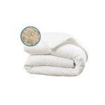 Couette en laine de 300g laine / coton blanc 200x200 cm