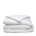 Couette naturelle lgre 90% duvet de canard enveloppe coton 200x200cm