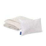 Couette + oreiller bb enveloppe coton bio 75x120cm