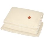 Couette et oreiller enfant en gaze de coton cru 140x100