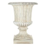Coupe de jardin en magnsie blanche h 71 cm eyguieres